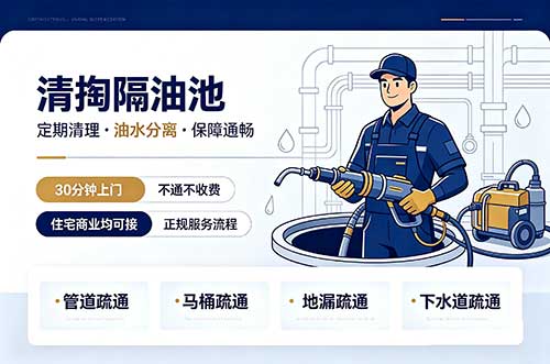 丽江清掏隔油池